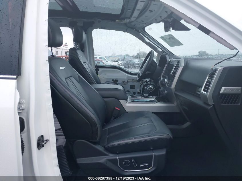 2016 FORD F-150 PLATINUM - 1FTFW1EG7GFD56537