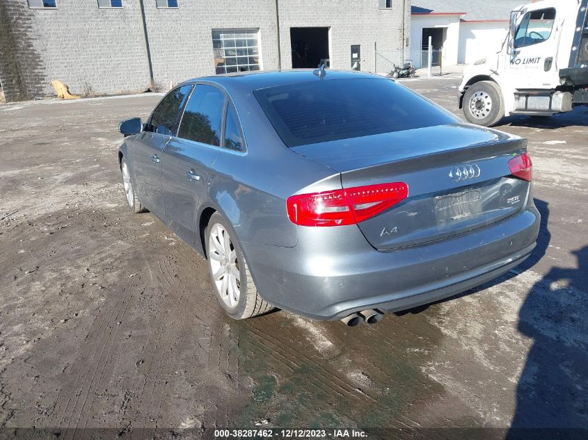 2013 AUDI A4 2.0T PREMIUM - WAUFFAFL4DN047473