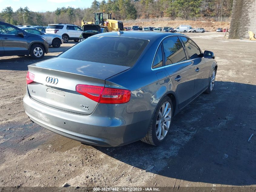2013 AUDI A4 2.0T PREMIUM - WAUFFAFL4DN047473
