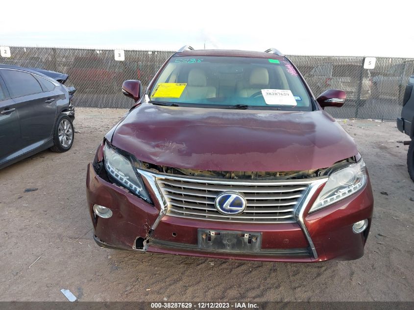 2013 LEXUS RX 450H - JTJBC1BA7D2443247