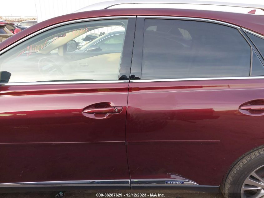 2013 LEXUS RX 450H - JTJBC1BA7D2443247
