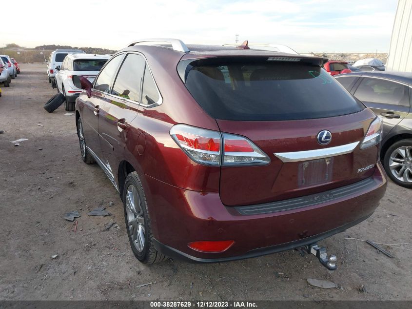 2013 LEXUS RX 450H - JTJBC1BA7D2443247