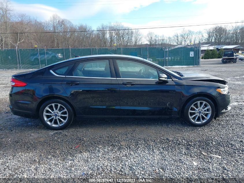 2017 FORD FUSION SE - 3FA6P0HD3HR298493