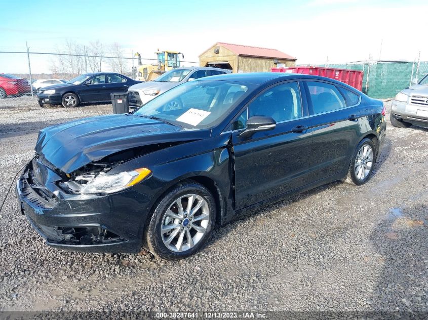 2017 FORD FUSION SE - 3FA6P0HD3HR298493