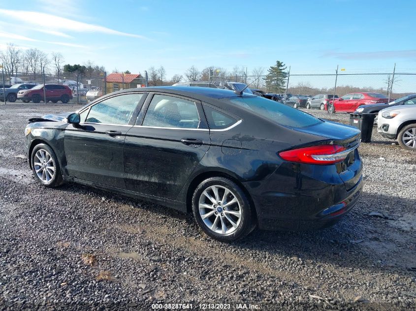 2017 FORD FUSION SE - 3FA6P0HD3HR298493