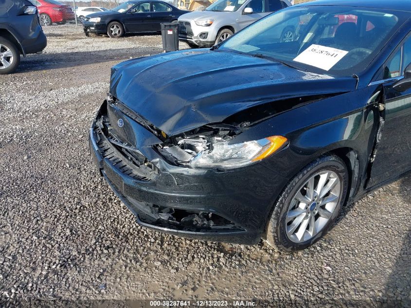 2017 FORD FUSION SE - 3FA6P0HD3HR298493