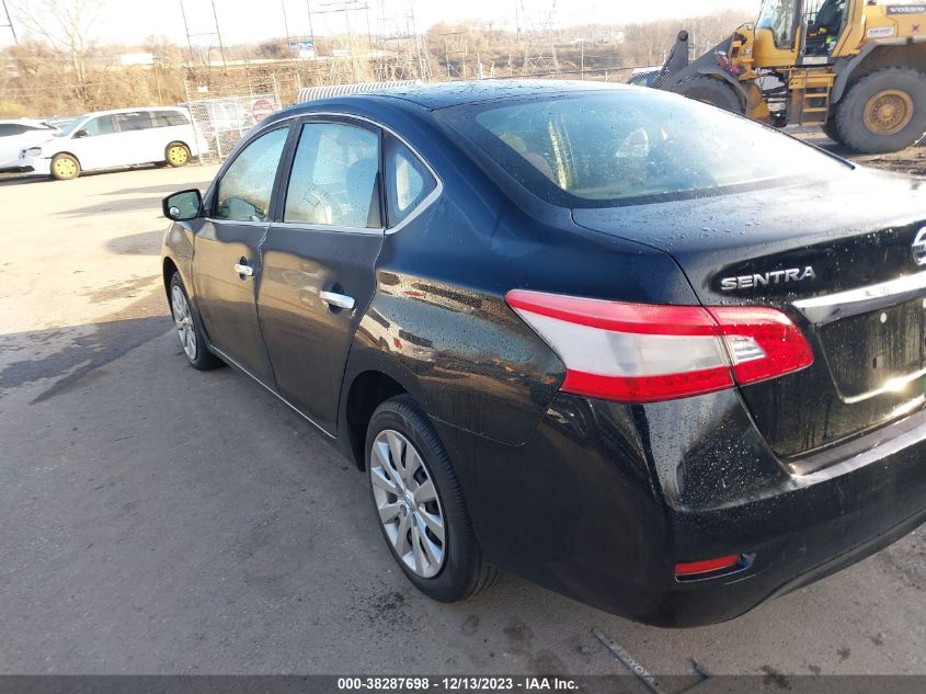 2014 NISSAN SENTRA S/SV/SR/SL - 3N1AB7AP7EY201025