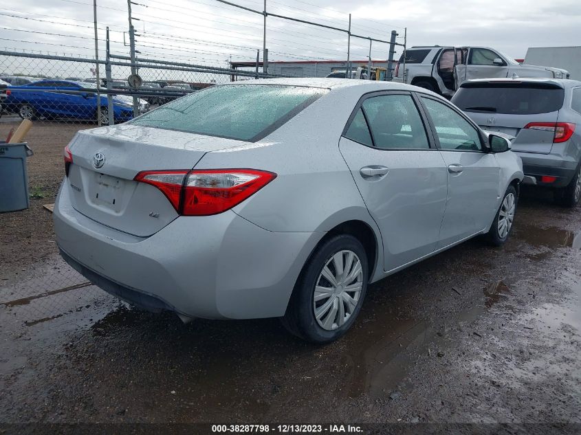 2016 TOYOTA COROLLA LE - 2T1BURHE9GC699632