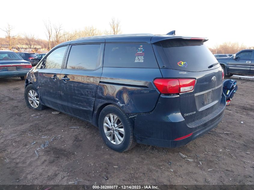 2015 KIA SEDONA LX - KNDMB5C10F6076157