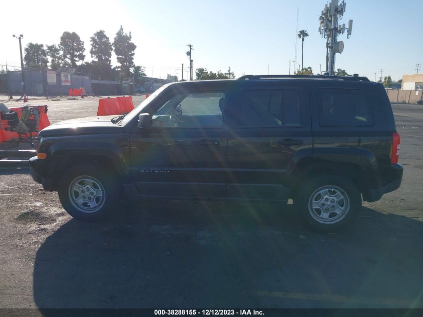 2013 JEEP PATRIOT SPORT - 1C4NJPBBXDD194254