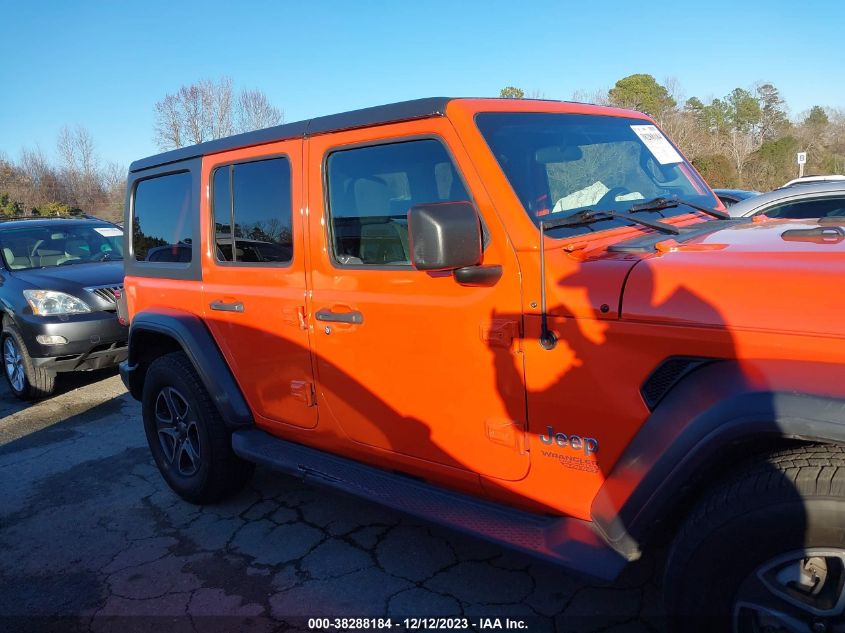 2018 JEEP WRANGLER UNLIMITED SPORT S 4X4 - 1C4HJXDN9JW332838