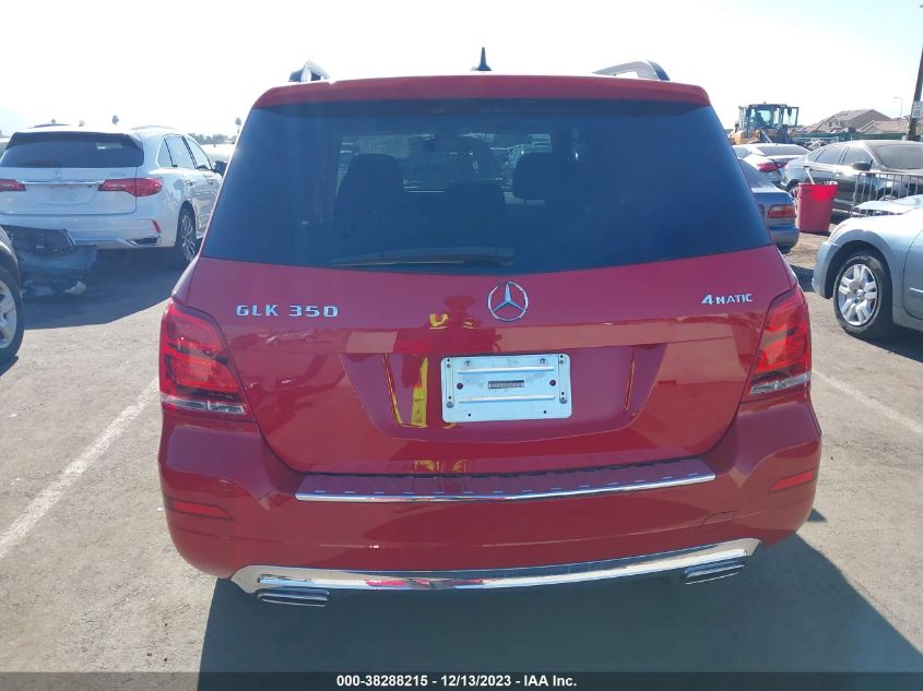 2015 MERCEDES-BENZ GLK 350 4MATIC WDCGG8JB2FG357554
