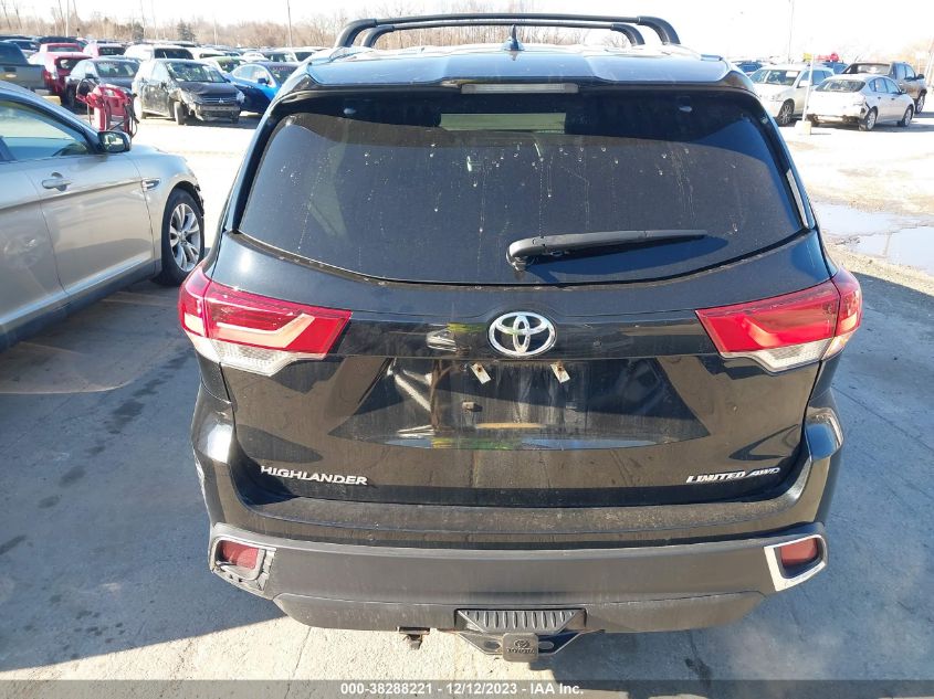 2018 TOYOTA HIGHLANDER LIMITED - 5TDDZRFH2JS883882