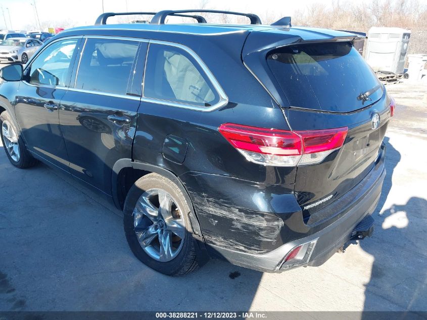 2018 TOYOTA HIGHLANDER LIMITED - 5TDDZRFH2JS883882