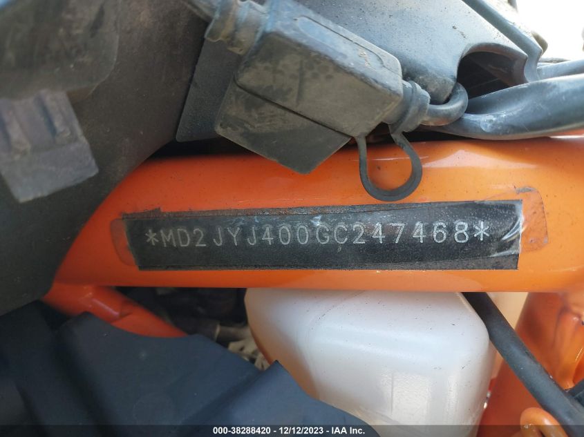 2016 KTM 390 DUKE MD2JYJ400GC247468