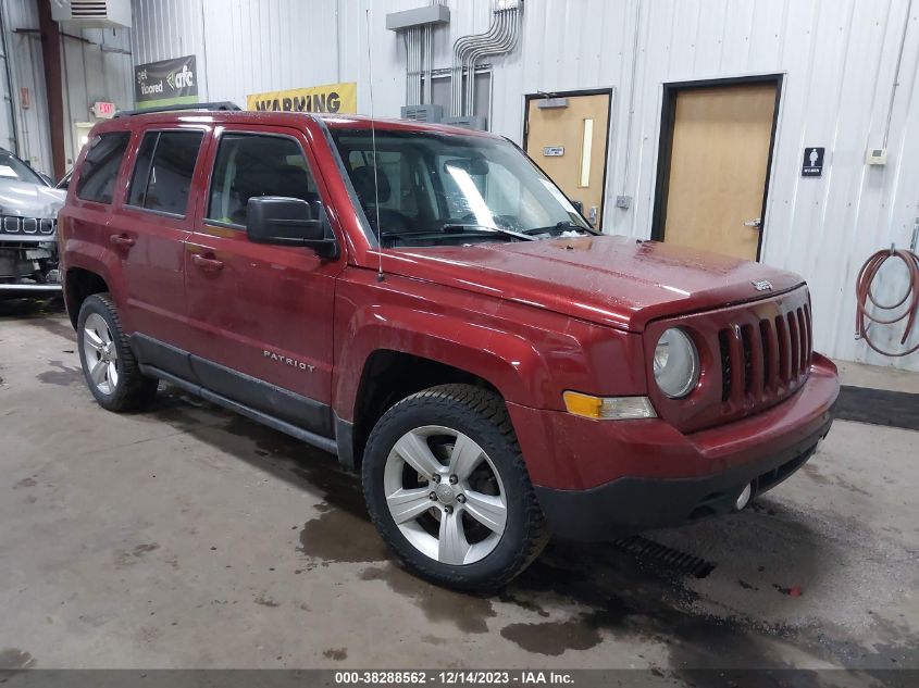 2013 JEEP PATRIOT LATITUDE - 1C4NJPFB6DD181348