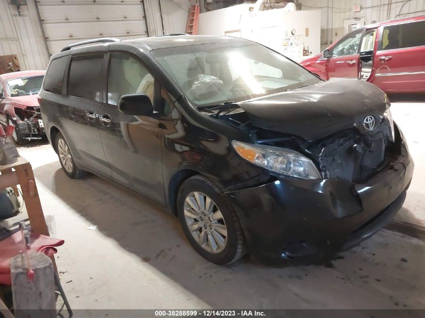 2015 TOYOTA SIENNA XLE 7 PASSENGER - 5TDDK3DC2FS109907
