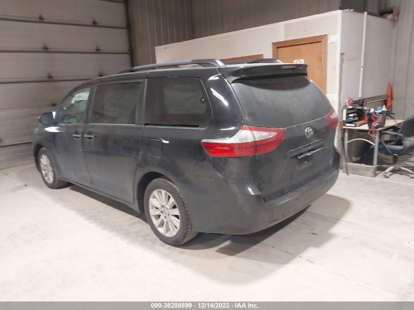 2015 TOYOTA SIENNA XLE 7 PASSENGER - 5TDDK3DC2FS109907