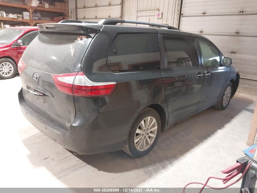 2015 TOYOTA SIENNA XLE 7 PASSENGER - 5TDDK3DC2FS109907