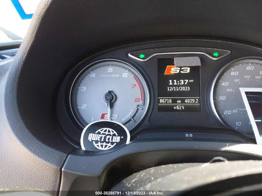 2015 AUDI S3 2.0T PREMIUM PLUS - WAUFFGFF2F1142265