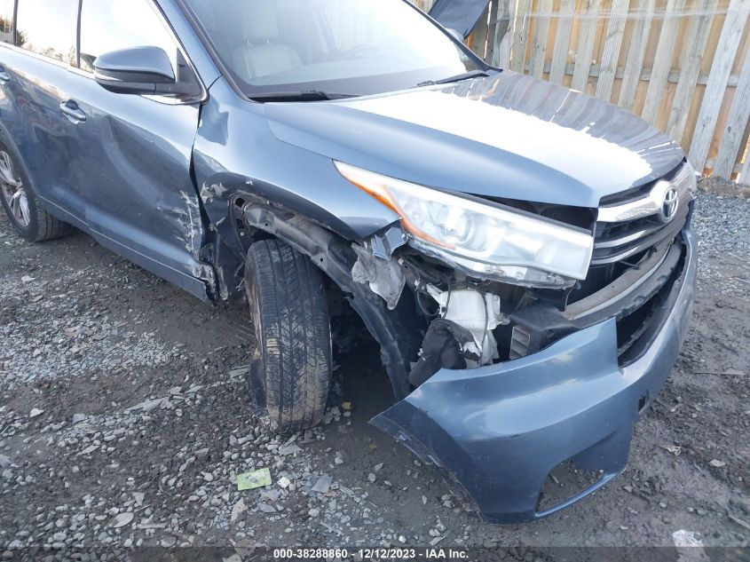 2015 TOYOTA HIGHLANDER XLE V6 - 5TDKKRFH9FS059218