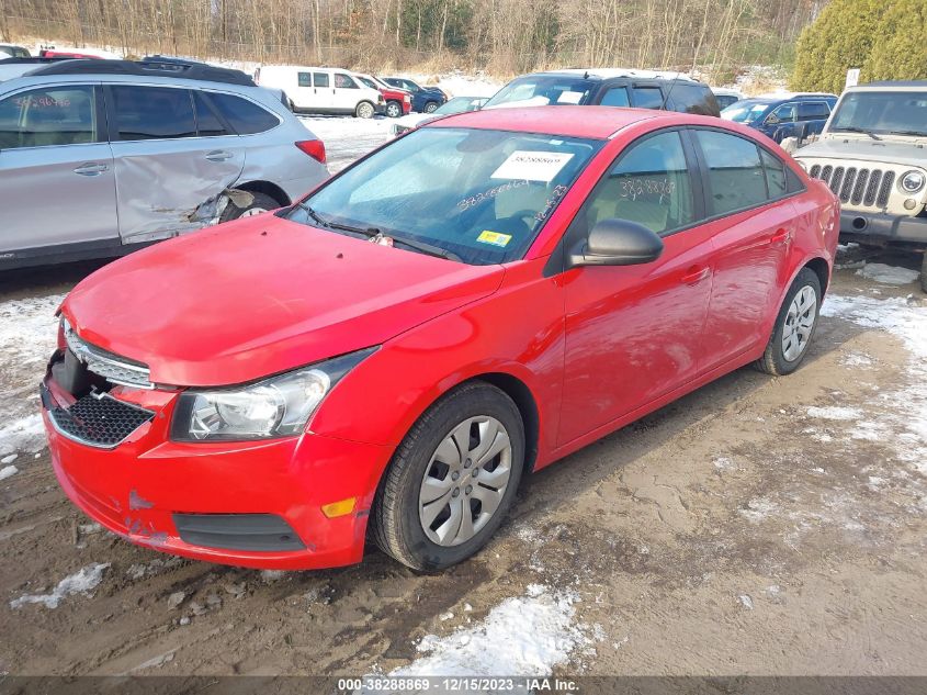 2014 CHEVROLET CRUZE LS AUTO - 1G1PA5SH8E7306155