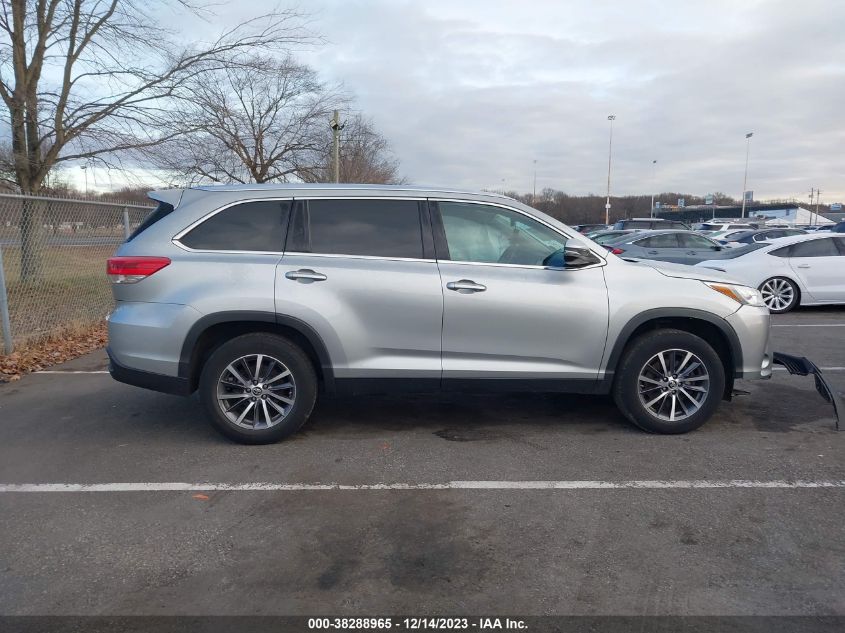 2019 TOYOTA HIGHLANDER SE/XLE - 5TDKZRFHXKS560415