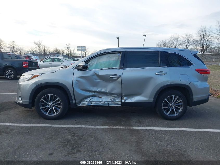 2019 TOYOTA HIGHLANDER SE/XLE - 5TDKZRFHXKS560415