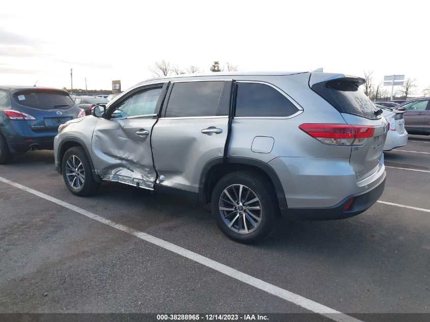 2019 TOYOTA HIGHLANDER SE/XLE - 5TDKZRFHXKS560415