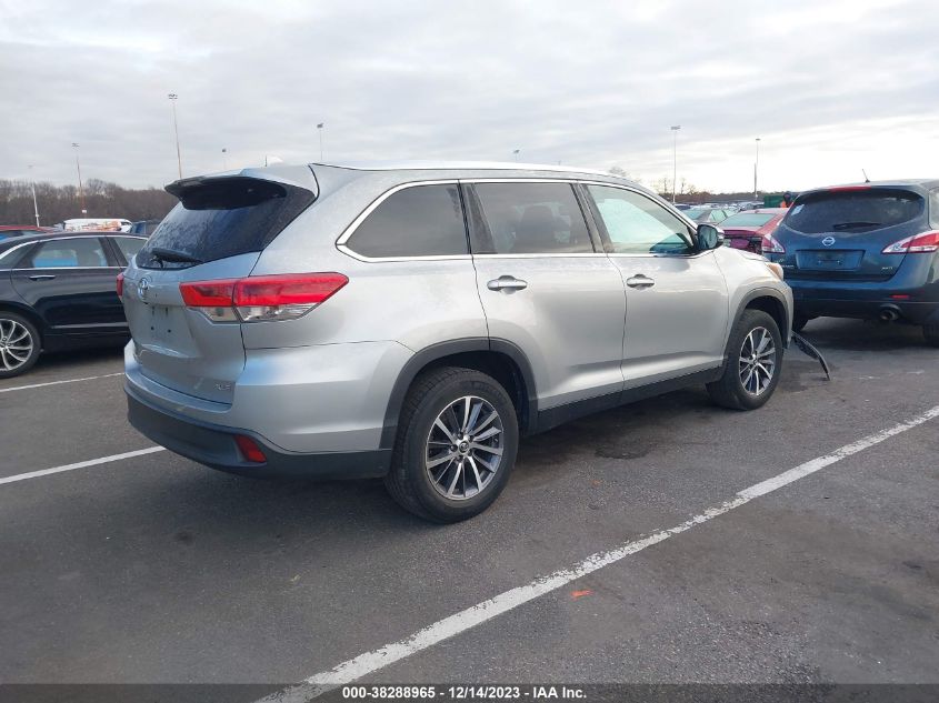 2019 TOYOTA HIGHLANDER SE/XLE - 5TDKZRFHXKS560415