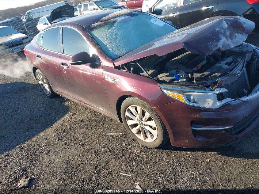 Lot #2539237861 2016 KIA OPTIMA EX salvage car