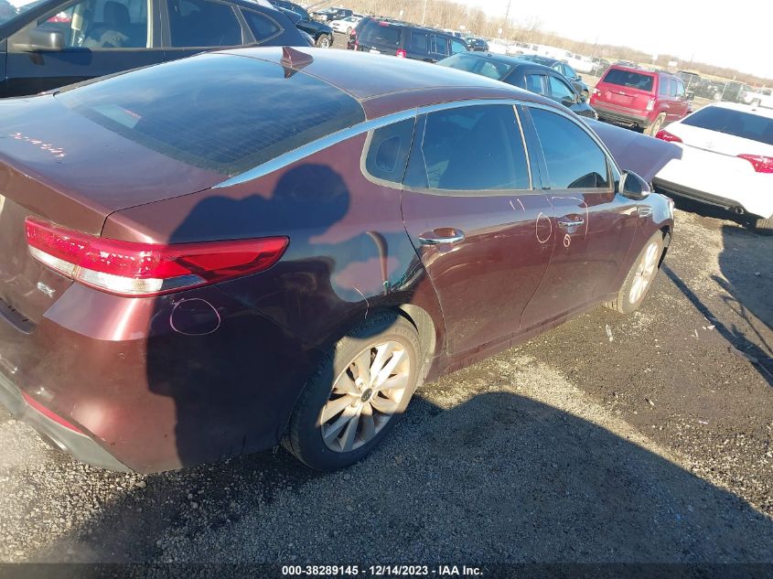 2016 KIA OPTIMA EX - 5XXGU4L3XGG021186