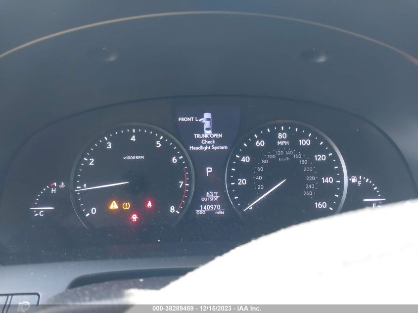 2013 LEXUS LS 460 - JTHBL5EFXD5114752