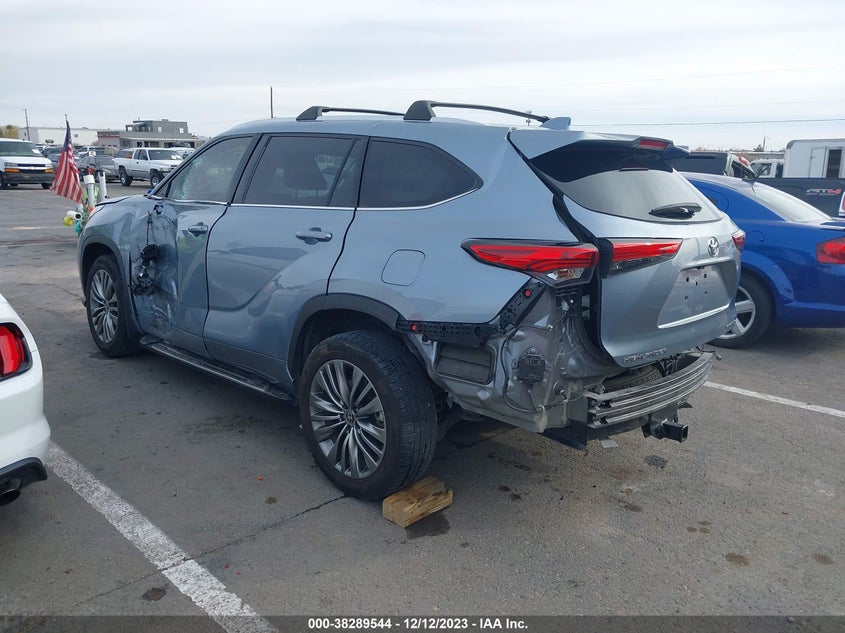 VIN 5TDFZRAH5LS029813 2020 TOYOTA HIGHLANDER PLATINUM