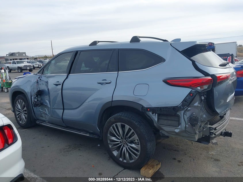 VIN 5TDFZRAH5LS029813 2020 TOYOTA HIGHLANDER PLATINUM