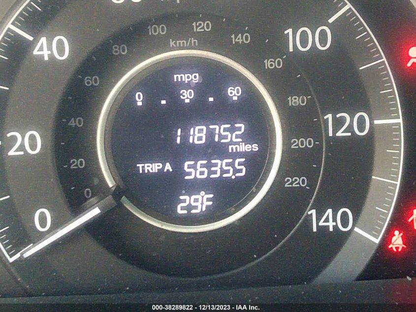 2013 HONDA CR-V EXL - 5J6RM4H73DL061538