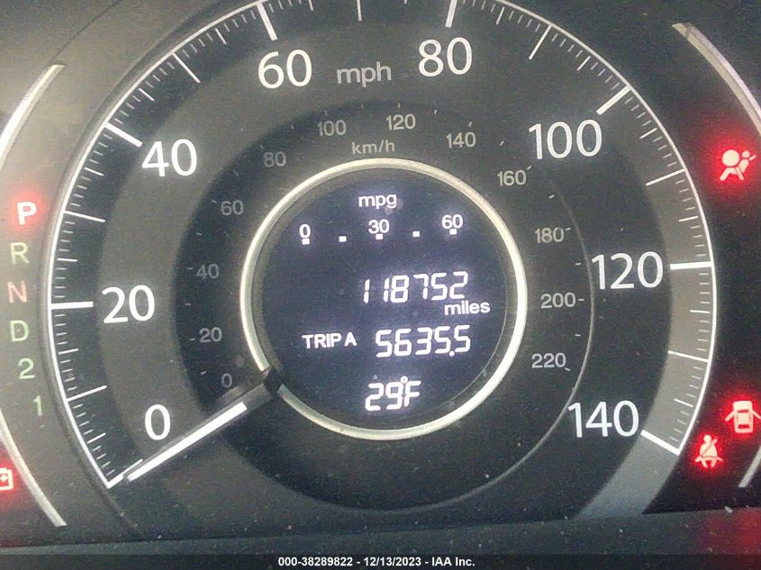 2013 HONDA CR-V EXL - 5J6RM4H73DL061538