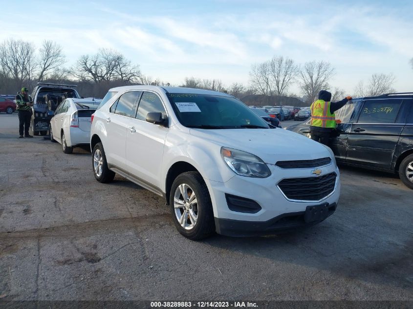 2016 CHEVROLET EQUINOX LS - 2GNFLEEK1G6357205