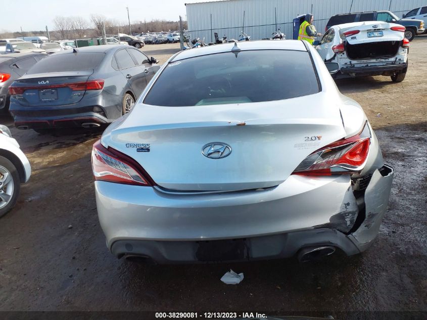 2013 HYUNDAI GENESIS 2.0T PREMIUM - KMHHT6KD4DU104787