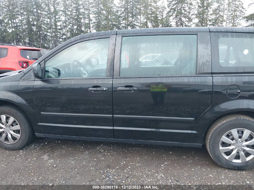 2013 DODGE GRAND CARAVAN SE - 2C4RDGBGXDR606187