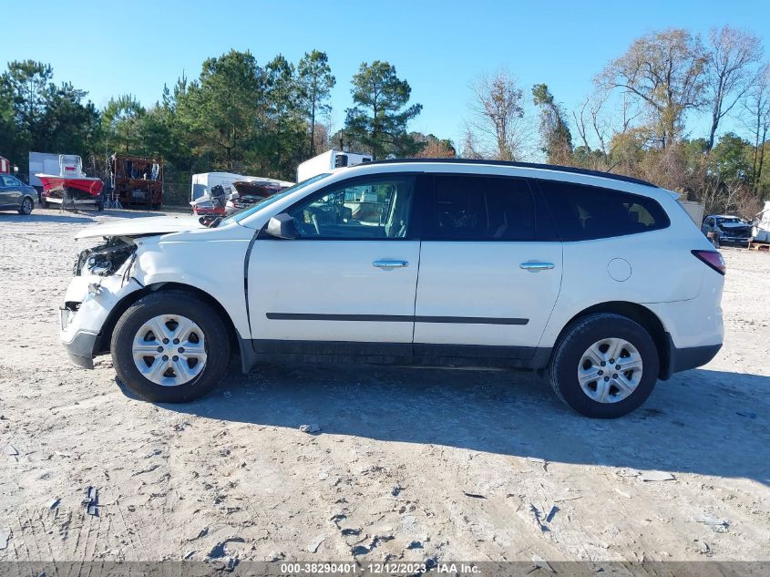 2015 CHEVROLET TRAVERSE LS - 1GNKRFKD1FJ214006
