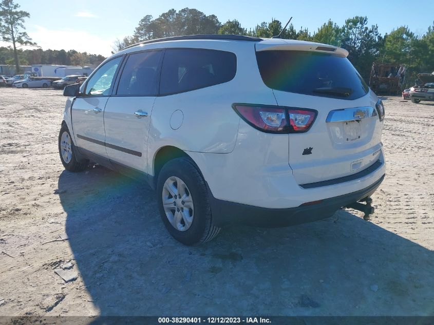 2015 CHEVROLET TRAVERSE LS - 1GNKRFKD1FJ214006
