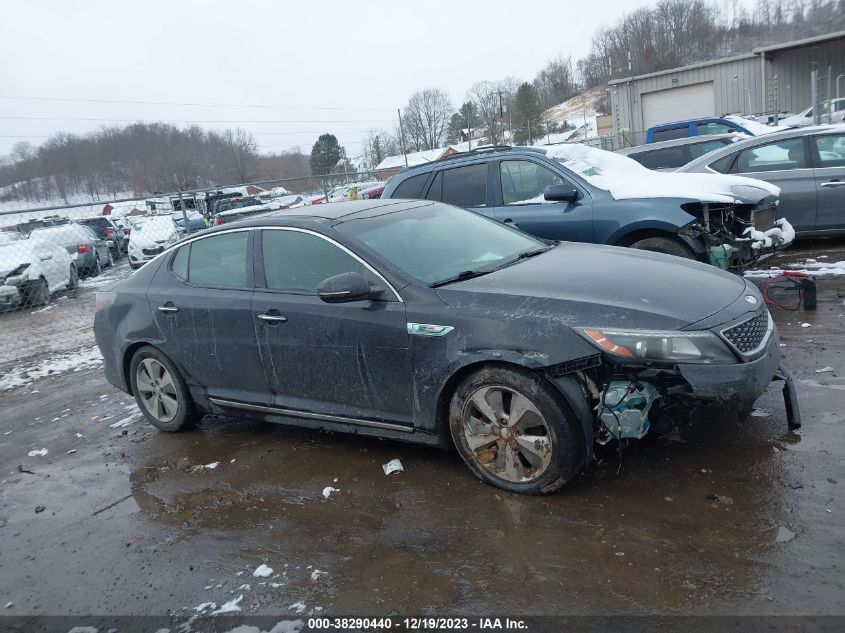 2014 KIA OPTIMA HYBRID EX - KNAGN4AD7E5064570