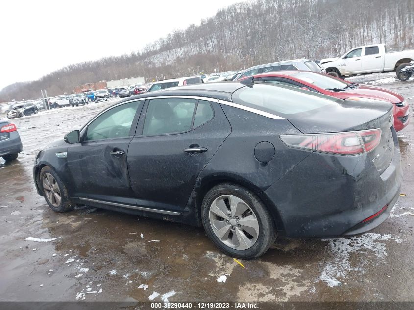 2014 KIA OPTIMA HYBRID EX - KNAGN4AD7E5064570