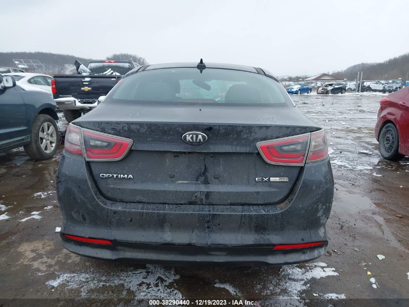 2014 KIA OPTIMA HYBRID EX - KNAGN4AD7E5064570
