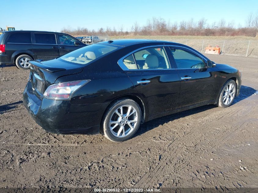 2014 NISSAN MAXIMA S/SV - 1N4AA5AP1EC470186
