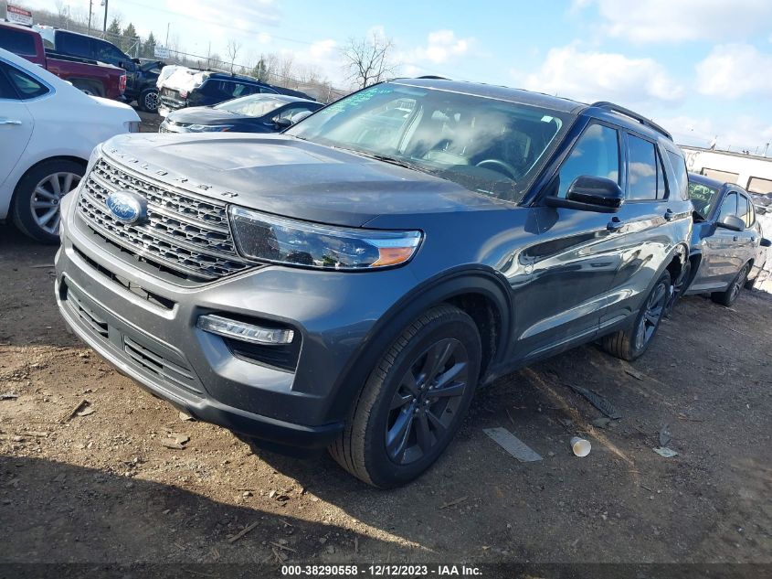 2022 FORD EXPLORER XLT - 1FMSK8DH7NGC28363