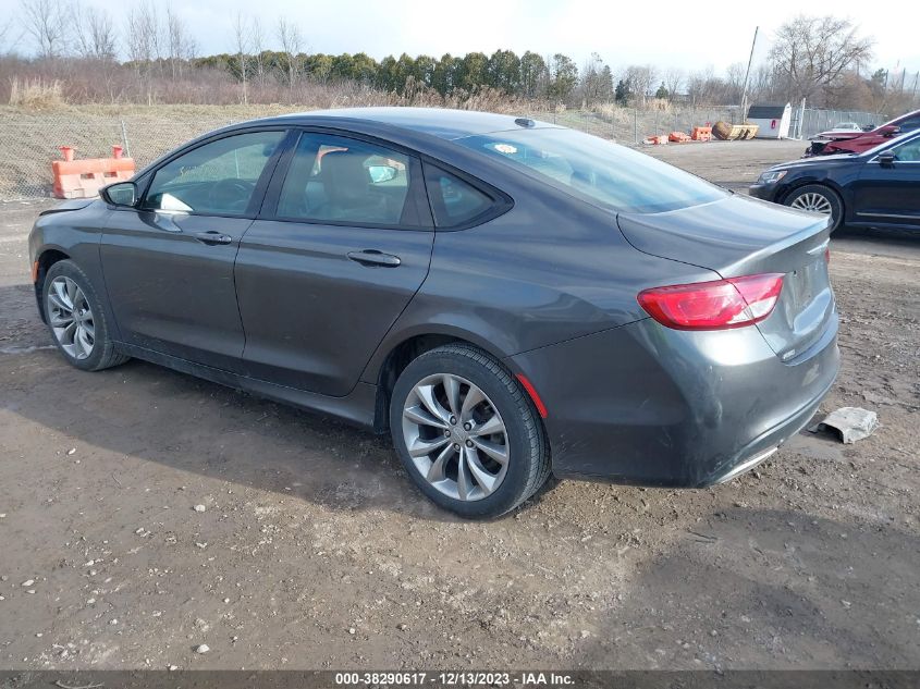 2015 CHRYSLER 200 S - 1C3CCCDG2FN615775