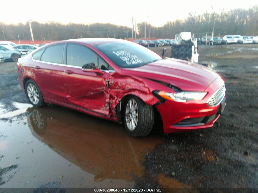 2017 FORD FUSION SE - 3FA6P0HD0HR203372