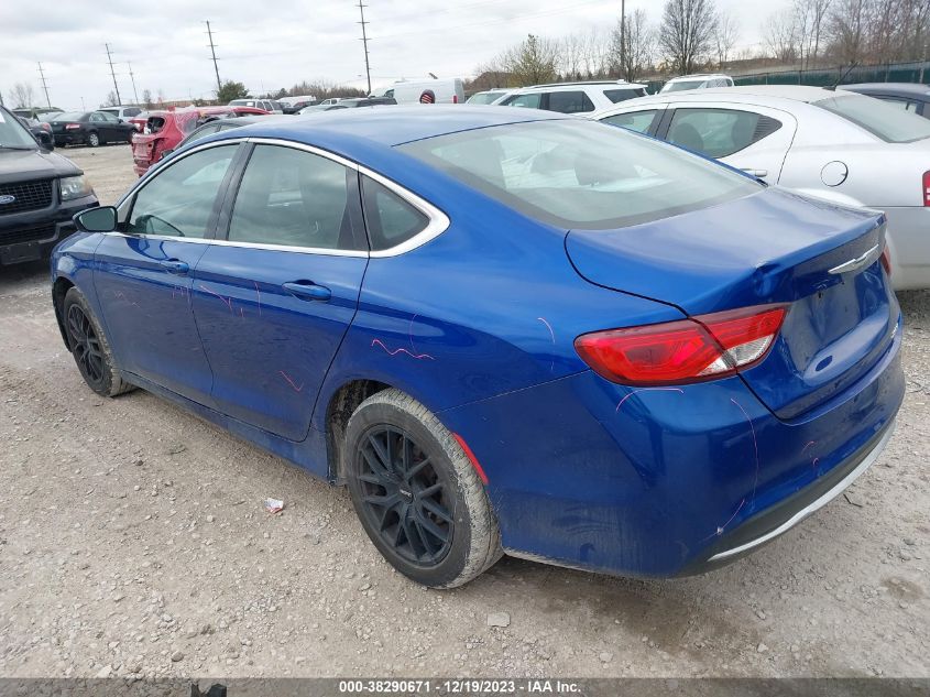 2015 CHRYSLER 200 LIMITED - 1C3CCCAB1FN605506